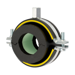 ISO-Schellen RTN+ Typ 2 und 4 Typ 4 - Isolierstärke 15,5 - 25,5 mm | DÄMMGULAST® gelb | 114,3 mm