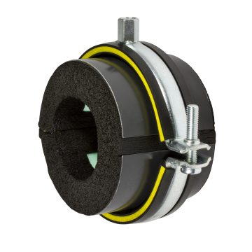 ISO-Schellen Typ H, M, T Typ T - Isolierstärke 32 - 45 mm | DÄMMGULAST® gelb | 139,7 mm