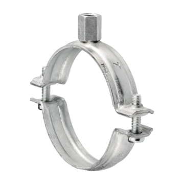 Schraubrohrschellen M10/M12 | ohne Einlage | verzinkt | 85 - 90 mm
