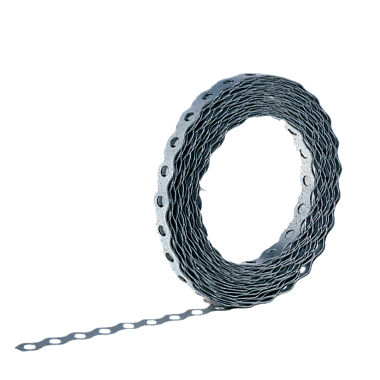 Lochband gewellte Kanten, verzinkt | 12 mm | 10 m