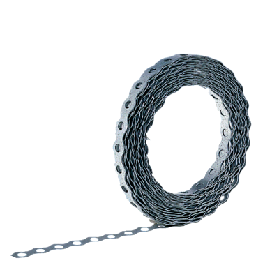 Lochband gewellte Kanten, verzinkt | 12 mm | 10 m