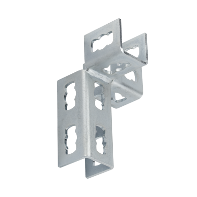 MPR-3D-Verbinder Typ S+ Eckverbinder links | verzinkt