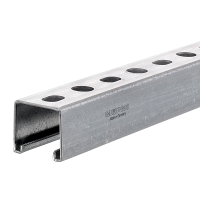 MPR-Systemschienen 41/41/2,0 | 3040 mm | sendzimirverzinkt