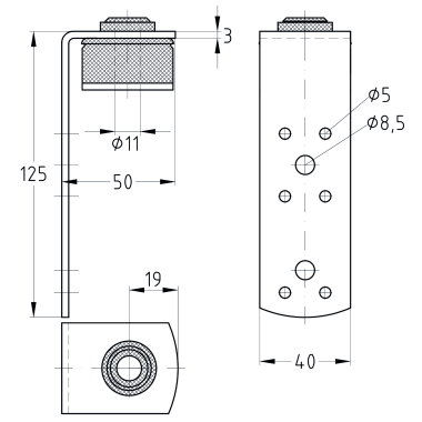 Luftkanalwinkel Luftkanalwinkel mit Dämmteil | V4A